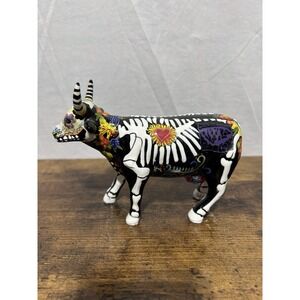 Miss Fiesta Bones Day Of The Dead Cow Parade 2004 Figurine #7337
